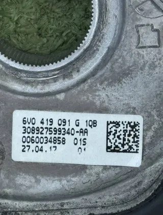 6V0419091G1QB руль SKODA RAPID  Skoda Rapid Арт 1134552, вид 3