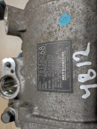 7813A068,MSC90CAS Компрессор кондиционера Mitsubishi Outlander 2 Арт 034785, вид 6
