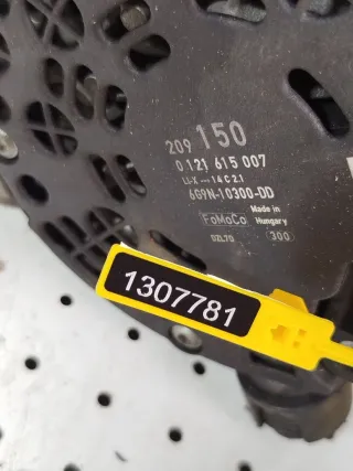 6G9N10300DD,0121615007 Генератор Ford Mondeo 4 2.3л Арт 1307781, вид 5