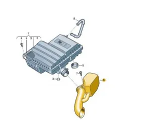 Фланец Volkswagen Polo 5 Арт 1528_16, вид 3