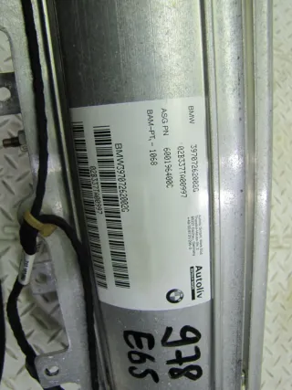 39707262002G, 7072620 Подушка безопасности пассажира BMW 7 E65/E66 Арт 97981900, вид 4
