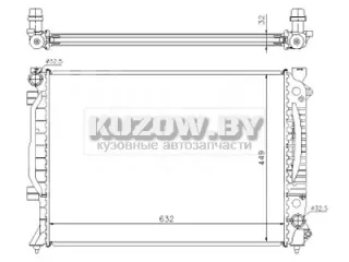LOR003-017-0008 Радиатор (основной) Audi A6 C5 (S6,RS6) Арт K2314178, вид 1
