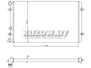 LOR053-017-0060 Радиатор (основной) Skoda Octavia A5 Арт K2329933, вид 1