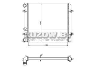 LOR053-017-0013 Радиатор (основной) Volkswagen Golf 4 Арт K2332570, вид 1