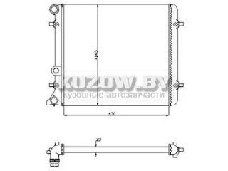 LOR053-017-0013 Радиатор (основной) Volkswagen Golf 4 Арт K2332651, вид 1
