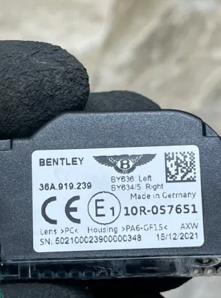 36A919239 Плафон подсветки порога Bentley Continental 5 Арт 43228, вид 6