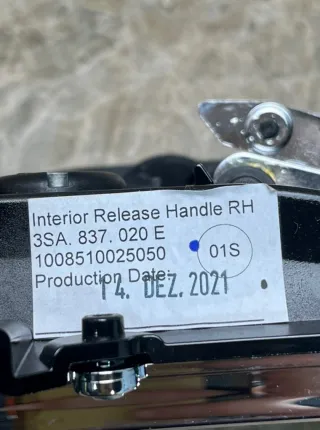 3sa837020e Ручка двери внутренняя передняя правая Bentley Continental 5 Арт 43233, вид 8
