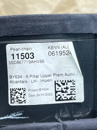 3sd867719ah Обшивка стойки передней левой Bentley Continental 5 Арт 43249, вид 5