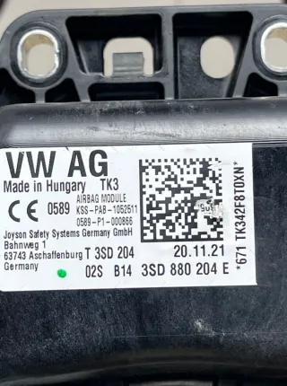 3sd880204e Подушка безопасности пассажира Bentley Continental 5 Арт 43328, вид 6