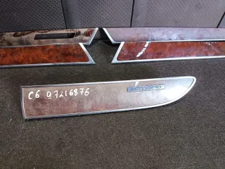 4F0867409B,4F0867410, 4F0867419A,4F0867420A Накладка декоративная салона (комплект) Audi A6 C6 (S6,RS6) Арт 98005522, вид 10