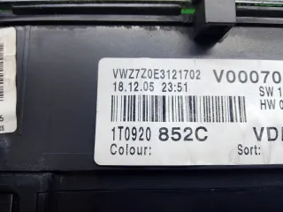 1T0920852C Щиток приборов (приборная панель) Volkswagen Caddy 3 Арт 172729, вид 6