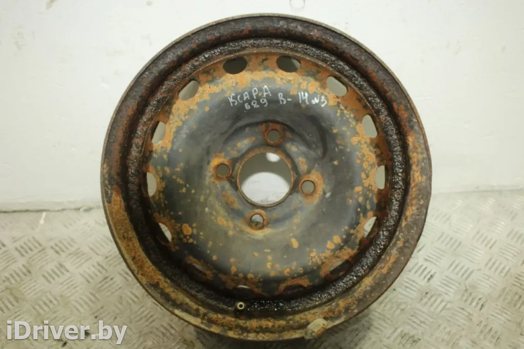  Штампованные диски R14 4x108 DIA65.1 ET24 к Citroen Xsara Арт 98011420