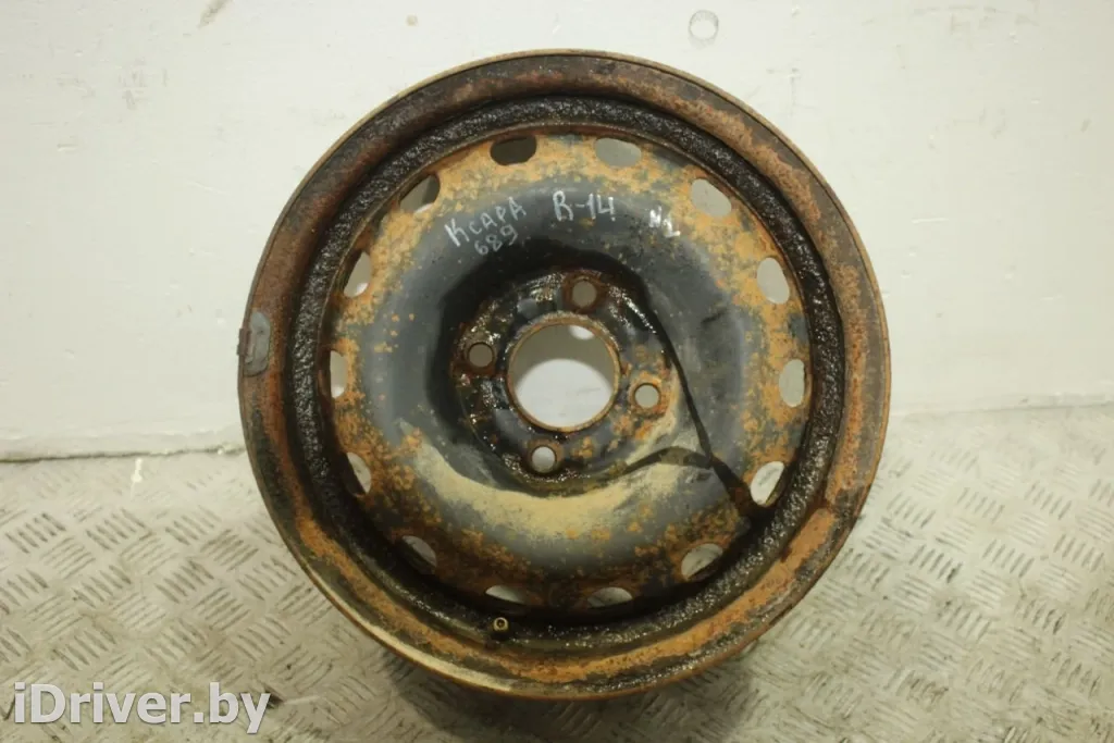  Штампованные диски R14 4x108 DIA65.1 ET24 к Citroen Xsara Арт 98011534