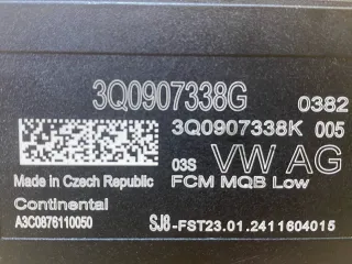3Q0907338G Блок управления светом Volkswagen T-Roc Арт 39371101, вид 7