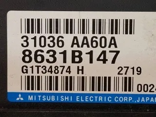 8631B147 Блок управления АКПП Mitsubishi ASX restailing 2.0л Арт 321300, вид 4