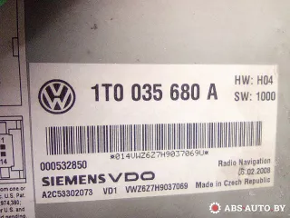 1T0035680A Магнитола Volkswagen Passat B6 Арт A30951, вид 5