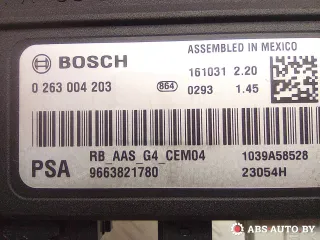 0263004203,9663821780 Блок управления парктрониками Citroen C5 2 Арт A30699, вид 4
