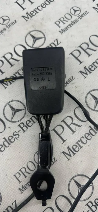 A2048602369 Замок ремня безопасности Mercedes C W204 Арт 101506, вид 2
