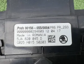 5JA820045D блок климатконтроля SKODA RAPID  Skoda Rapid Арт 1134601, вид 3