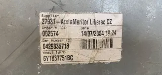 6Y0837755C стеклоподъемник передний левый Skoda Fabia 1 Арт 25667, вид 10