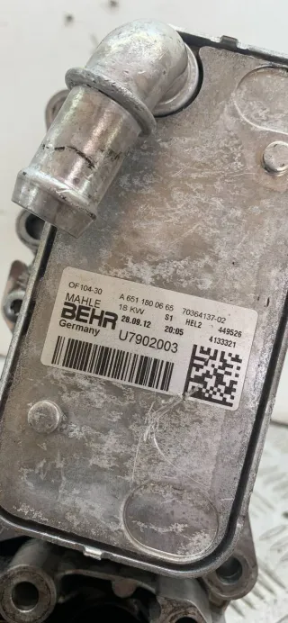 A6511800665,U7902003 Корпус масляного фильтра Mercedes Sprinter W906 2.2л Арт 25663, вид 8