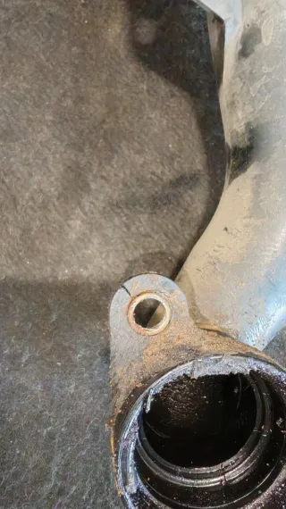 1H0129654 Патрубок турбины Volkswagen Passat B4 1.9л Tdi Арт 98160284, вид 3