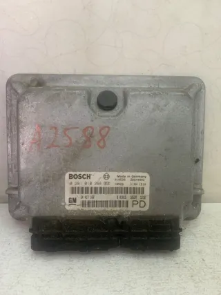 0281010268,24417169 Блок управления двигателем Opel Zafira A 2.0л Арт A2588, вид 1