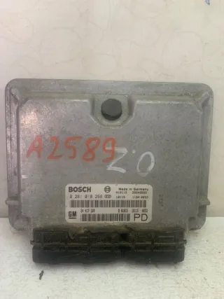 0281010268,24417169 Блок управления двигателем Opel Zafira A 2.0л Арт A2589, вид 1