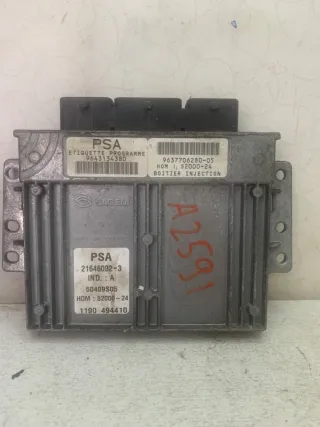 9643134380, 963770628005, S200024, 216460923, 50409S05 Блок управления двигателем Citroen Berlingo 1 1.4л Арт A2591, вид 1