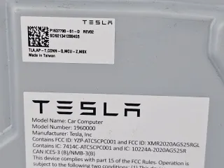 1637790-61,1637790-61-D Блок управления автопилотом Tesla model X Арт 33464_1, вид 2