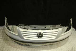 Бампер передний Volkswagen Sharan 1 restailing 2002г.  - Фото 9