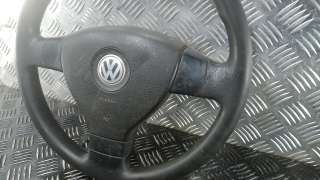 Рулевое колесо Volkswagen Caddy 3 2006г.  - Фото 4