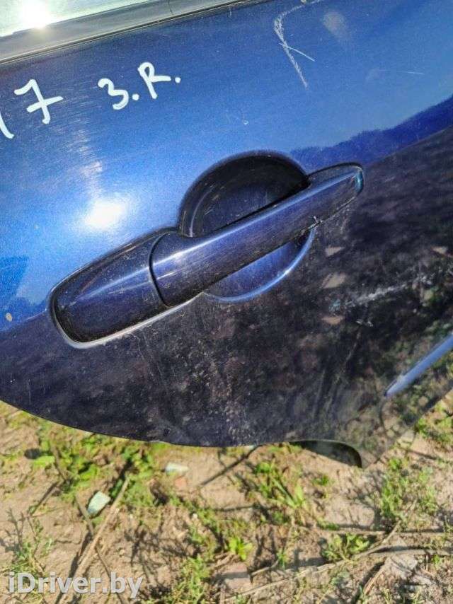Ручка наружная задняя правая Mazda 6 1 2004г.  - Фото 1