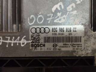 Блок управления ABS Audi A3 8P 2005г. 03G906016CC, 0281011832, EDC16U1 - Фото 2