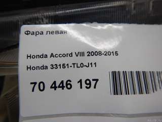 Фара левая Honda Accord 9 2010г. 33151TL0J11 Honda - Фото 19