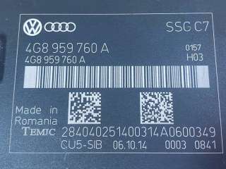 Блок управления сиденьем Audi A7 1 (S7,RS7) 2014г. 4G8959760A - Фото 8