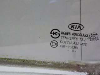 Стекло двери задней левой Kia Sorento 3 restailing 2011г. 834112P000 Hyundai-Kia - Фото 2