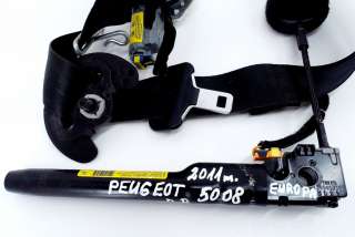 Ремень безопасности передний правый Peugeot 5008 2011г. 9682036580, 34039737D , art11824460 - Фото 5