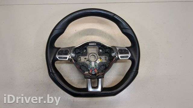Руль Volkswagen Scirocco 3 2014г.  - Фото 1