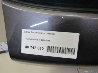 Дверь багажника со стеклом Toyota Avensis 3 2011г.  - Фото 11