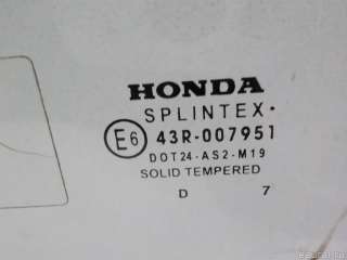 Стекло двери передней левой Honda Civic 8 restailing 2008г. 73350SMGE00 Honda - Фото 4