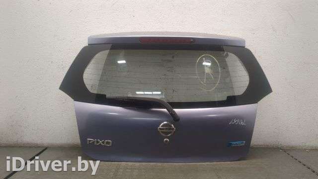 Крышка багажника (дверь 3-5) Nissan Pixo 2009г.  - Фото 1