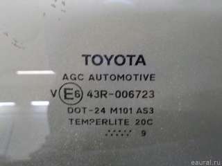 Стекло двери задней правой (форточка) Toyota Avensis 3 2011г. 6812305110 Toyota - Фото 2