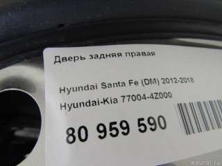 Дверь задняя правая Hyundai Santa FE 4 (TM) restailing 2014г. 770044Z000 Hyundai-Kia - Фото 17