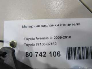 Моторчик заслонки печки Toyota Avensis 3 2008г. 8710602180 Toyota - Фото 4
