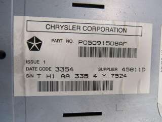 05091508AF Chrysler Магнитола Jeep Cherokee KL Арт E80644054, вид 4