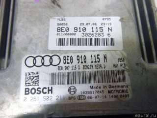 Блок управления двигателем Audi A4 B7 2007г. 8E0910115N VAG - Фото 5
