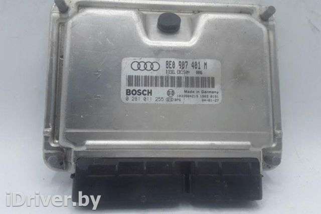 Блок управления двигателем Audi A4 B7 2003г. 8E0907401M, 0281011255, 1039S04219 , art12166929 - Фото 1