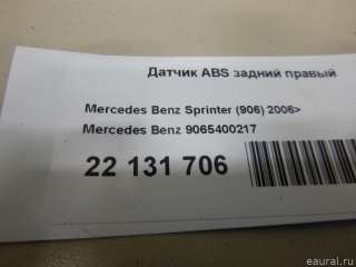 Датчик ABS задний правый Mercedes Sprinter W907 2008г. 9065400217 Mercedes Benz - Фото 5