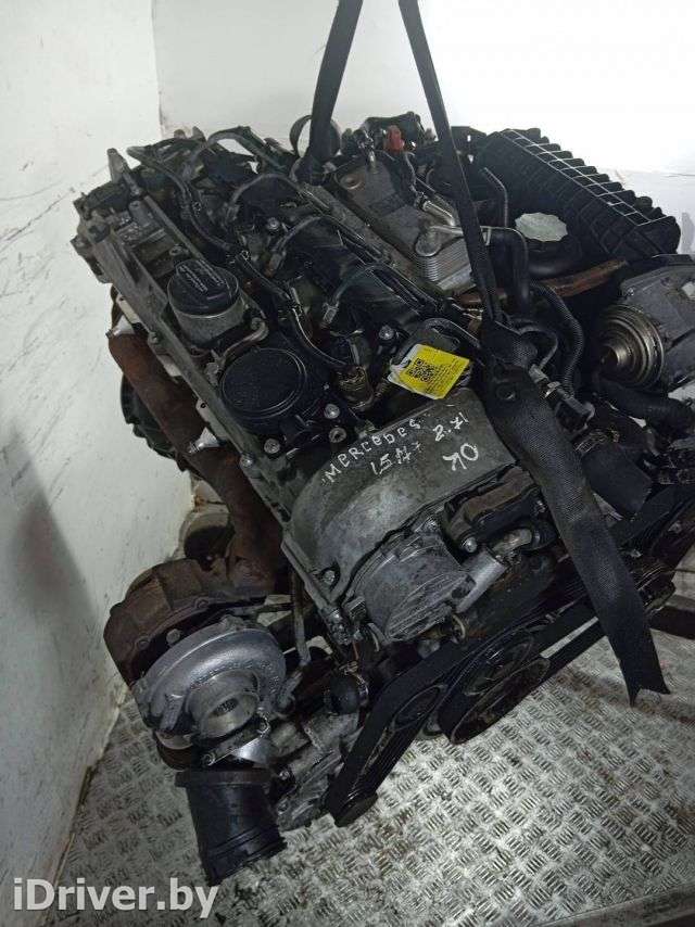 Двигатель  Mercedes C W203 2.7 CDi Дизель, 2002г.   - Фото 1